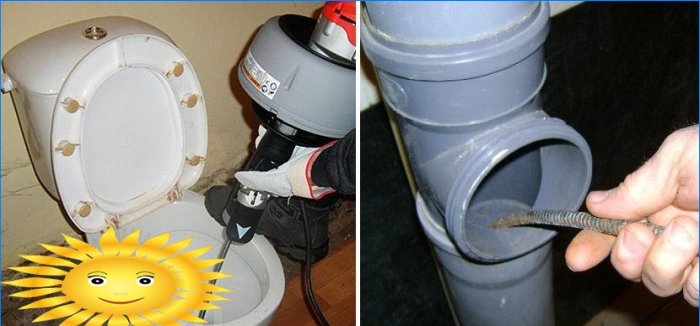 Nettoyage et élimination des obstructions dans les éviers et les égouts