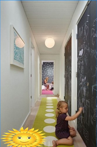 Photos et idées de design pour un couloir étroit