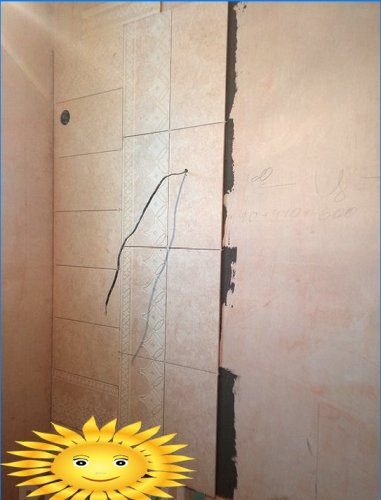 Pose de carreaux de céramique sur les sols et les murs