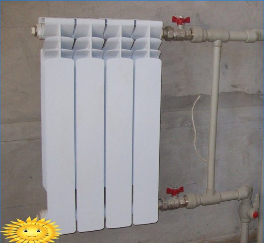 Vannes d'arrêt et de régulation pour radiateurs de chauffage: types et utilisation
