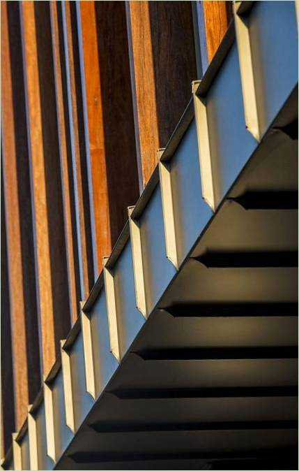 L'escalier de la mezzanine dans une résidence