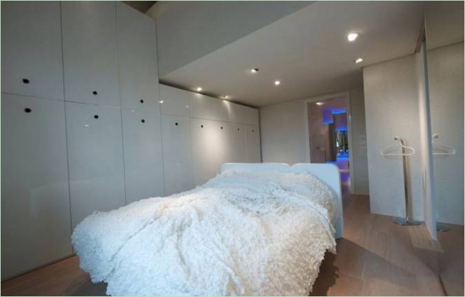 La chambre à coucher dans la maison