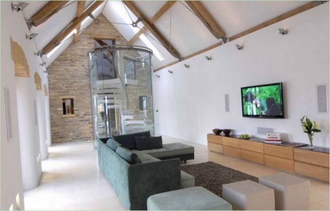 Salon d'une maison de campagne en Angleterre