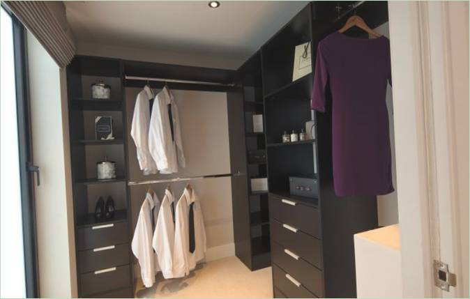 Dressing dans les appartements de Mulberry Mews