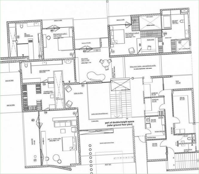 Plan d'étage de l'appartement Poona par Rajiv Saini