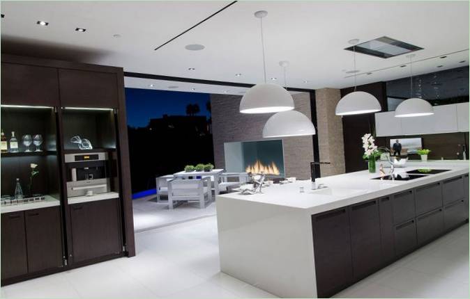 Maison de Laurel Way à Beverly Hills, USA