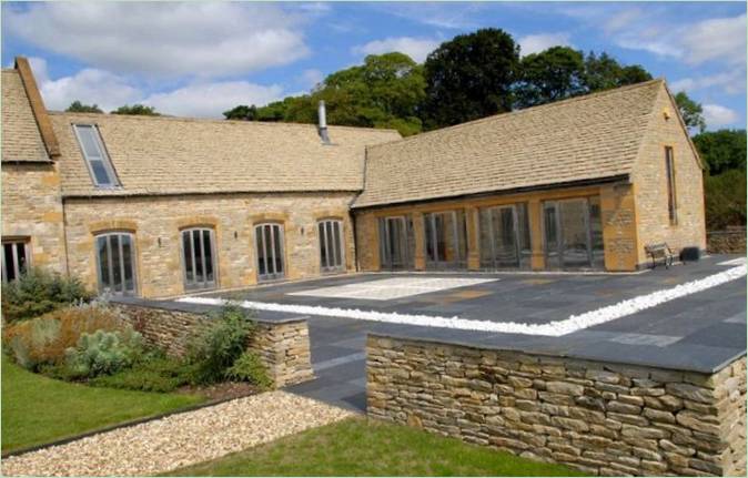 Terrain d'une maison de campagne anglaise