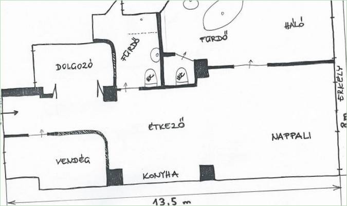Aménagement intérieur d'une résidence privée à Budapest, Hongrie