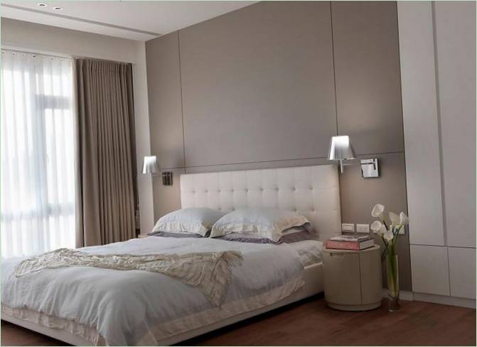 Aménagement intérieur d'une chambre confortable