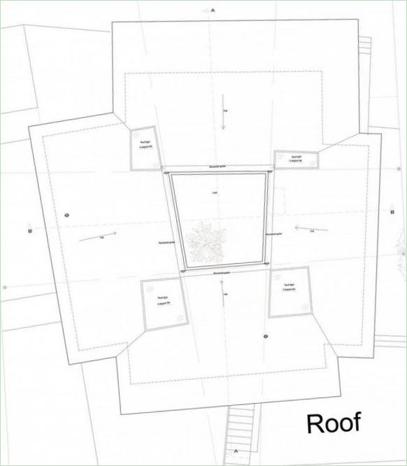 Schéma de la toiture de 4 Views au Royaume-Uni