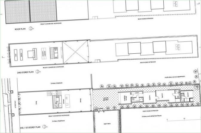 Plan du projet Lucky Shophouse