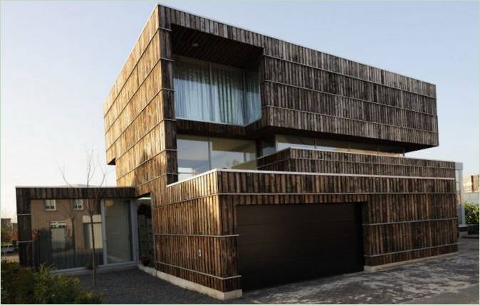 Vue extérieure de la villa Welpeloo aux Pays-Bas
