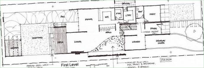 Plan du rez-de-chaussée de Box House Stratfield