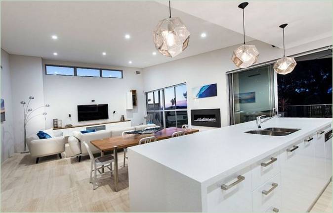 Intérieur d'une luxueuse maison de campagne en Angleterre