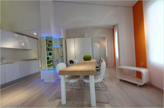 Salle à manger dans la maison