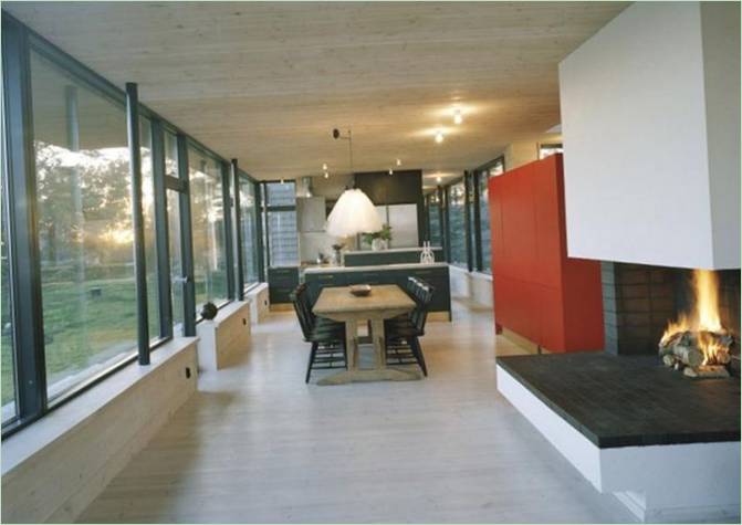 Aménagement de la salle à manger dans la VILLA PLUS