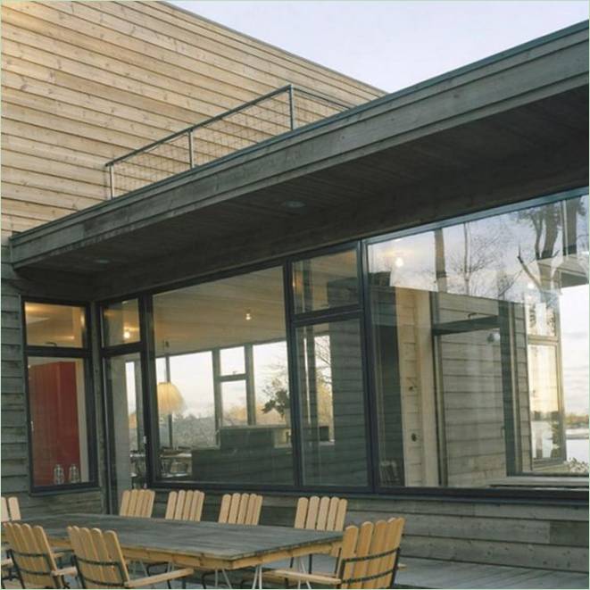 VILLA PLUS scandinave vue de l'extérieur