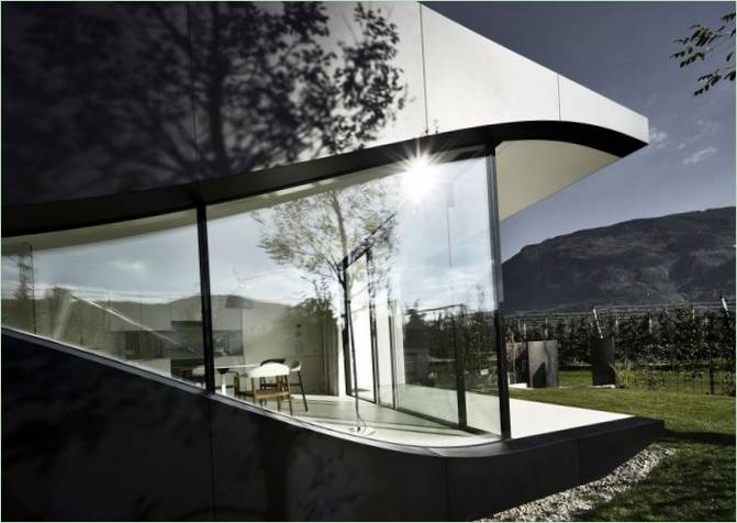La conception intérieure de la Mirror House par Peter Pichler Architecture en Italie