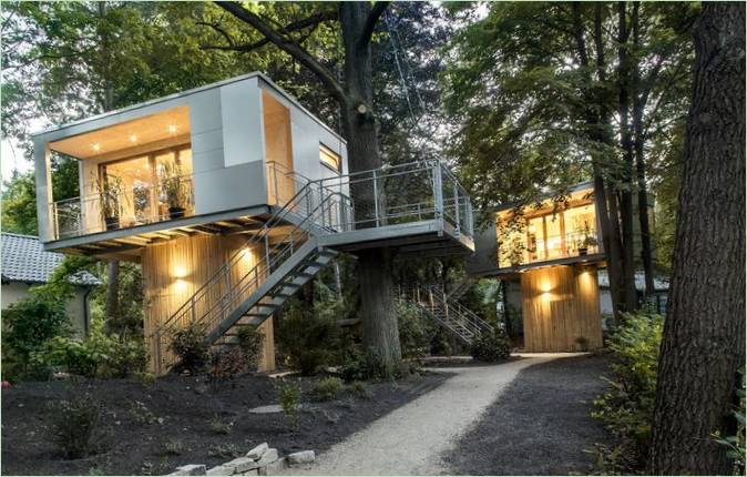 Photo d'une cabane dans un arbre en Allemagne