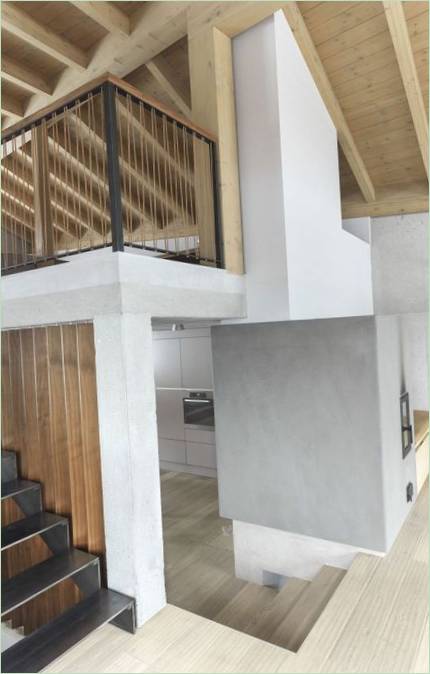 Une grange transformée en maison en Autriche