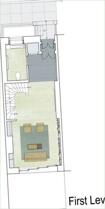 Plan d'étage de la maison de ville de West Village