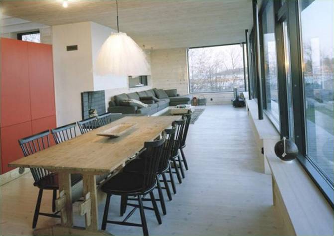 L'aménagement de la salle à manger de VILLA PLUS