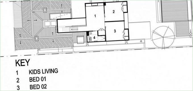 Plan du premier étage