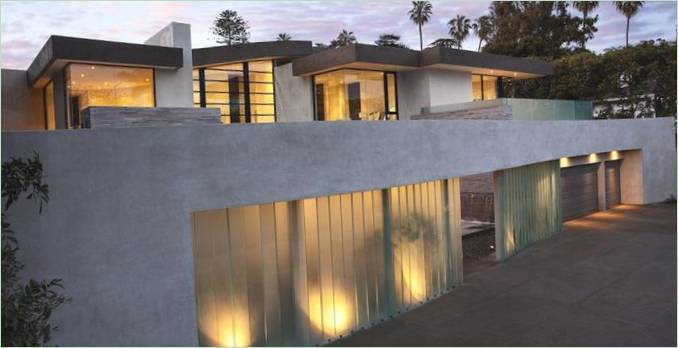 L'extérieur de la résidence San Vicente en Californie