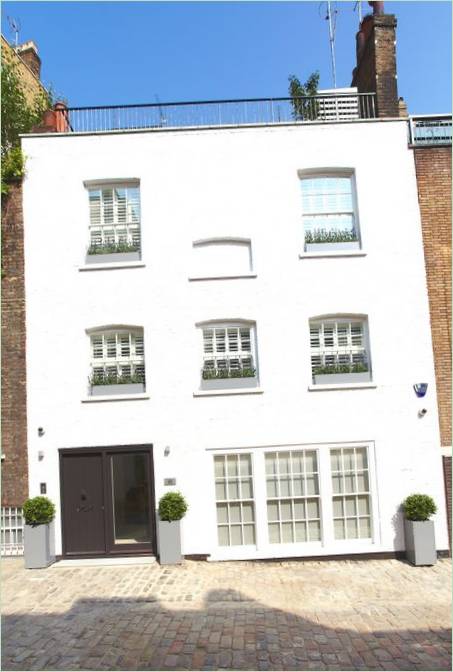 L'extérieur de Belgrave Mews, Londres