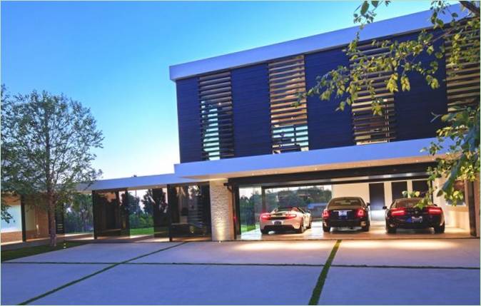 Le manoir Laurel Way par Whipple Russell Architects en Californie