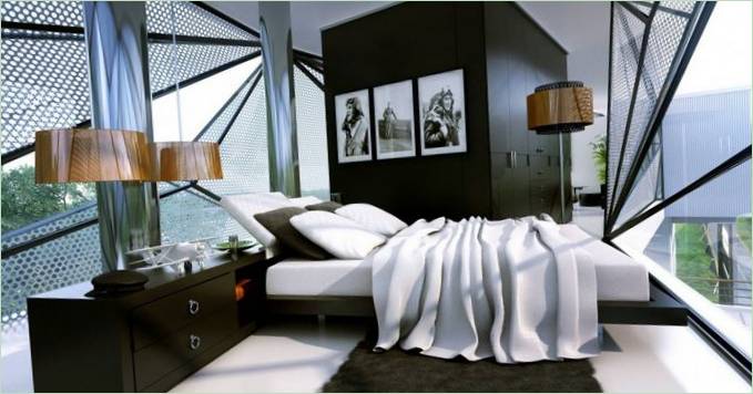 Conception de chambre à coucher chic