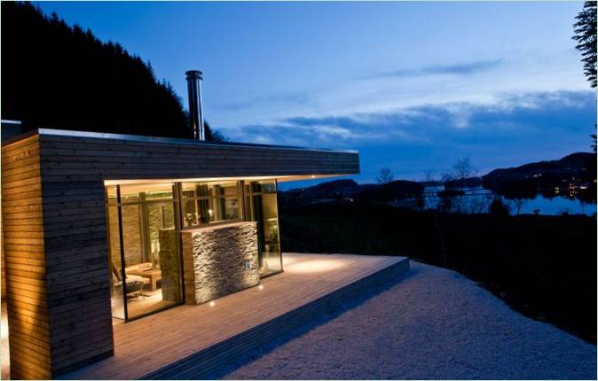 Une maison accueillante avec vue sur les falaises, GJ-9 de Gudmundur Johnson, Bjergøy en Norvège