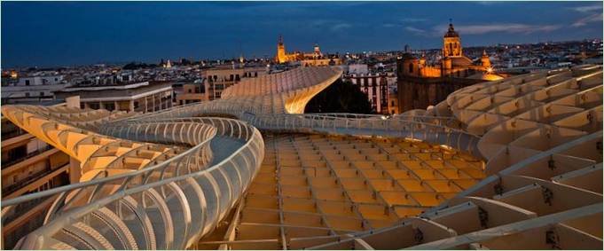 La structure en bois Metropol Parasol