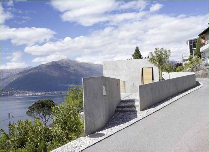 Maison panoramique du lac Majeur de Wespi de Meuron, Ronzo, Sant'Abbondio, Suisse