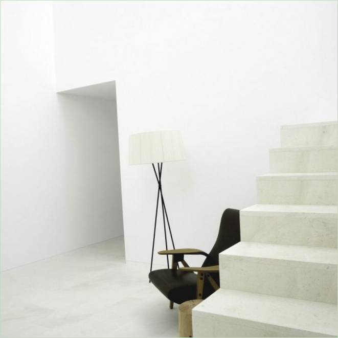 L'escalier du premier étage de la Casa I