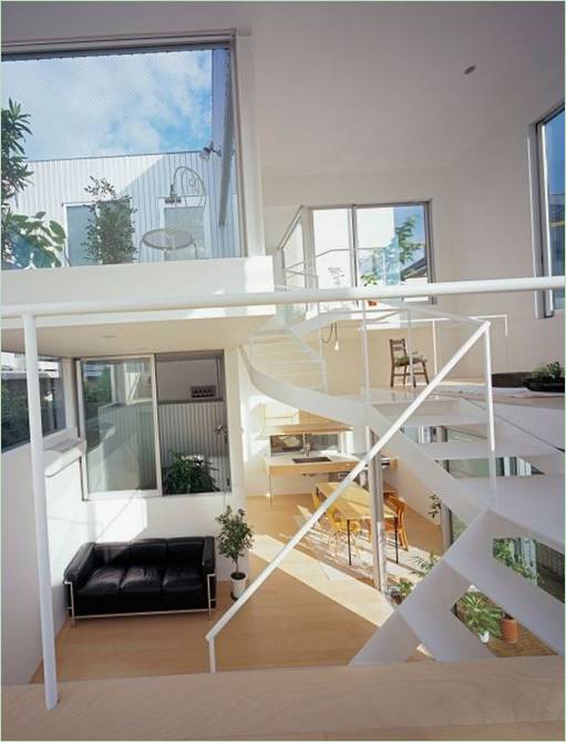 La maison unique de Tetsuo Kondo au centre du Japon