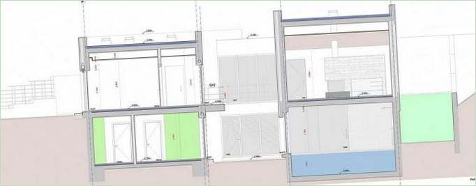 Plans d'étage d'une maison privée Godiva House