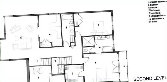 Détails du plan de la maison BoJo