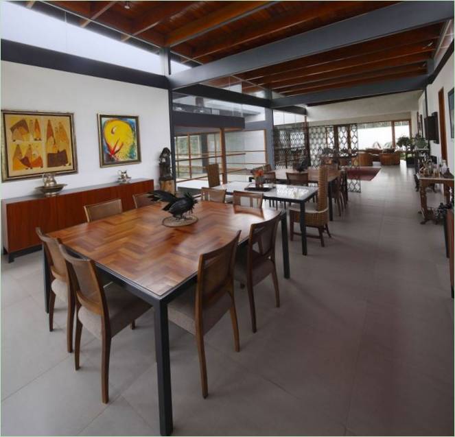 Aménagement intérieur de la salle à manger