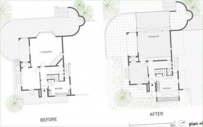 Plans d'étage de la ferme Maison N