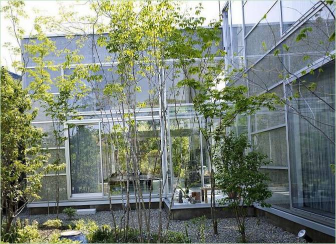 Façade de l'orangerie de la Garden House