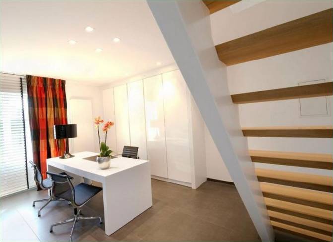 Aménagement intérieur d'une résidence en Belgique
