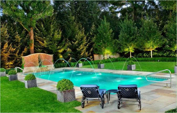 Un jardin de buis classique