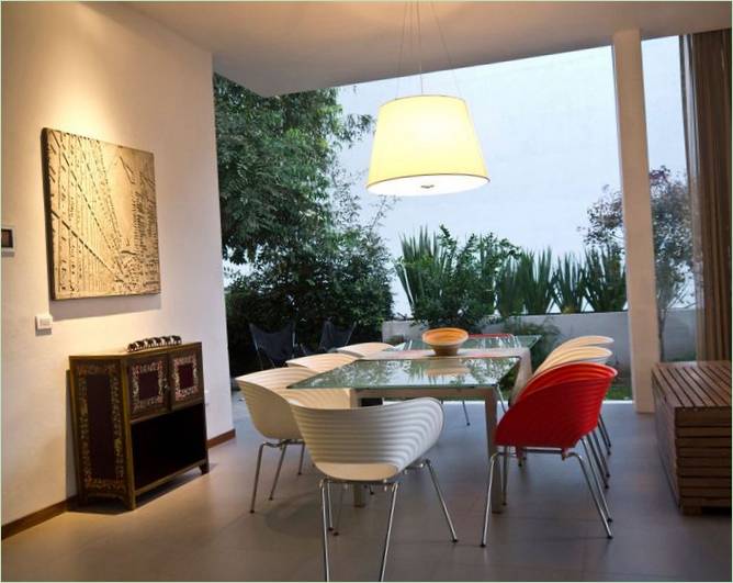 Aménagement intérieur d'une forêt d'eucalyptus, Zapopan, Jalisco, Mexique