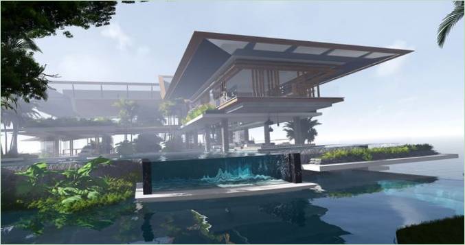 Structure de la piscine intéressante