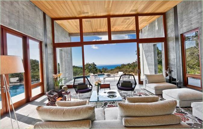 L'intérieur de la villa Toro Canyon à Los Angeles