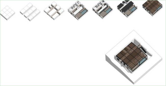 Plans d'étage de Gumus Su Villas par Cirakoglu Architects