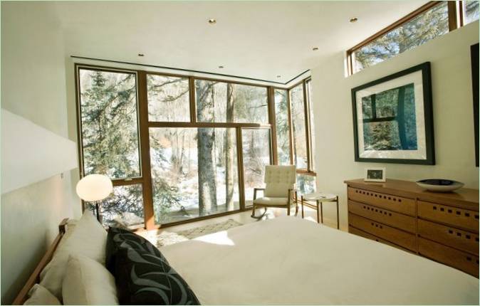 Intérieur de la résidence Piampiano par Studio B Architects, Woody Creek, Colorado, USA