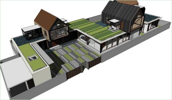 Plan de la résidence Svarga à Bali
