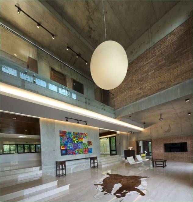 Conception intérieure unique de la maison N18 par l'architecte DRTAN LM